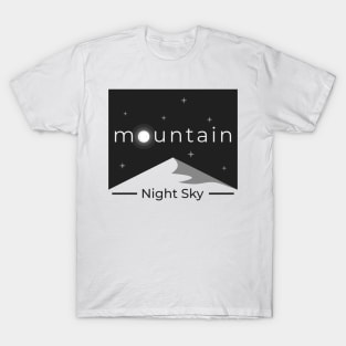 Mountain Night Sky T-Shirt